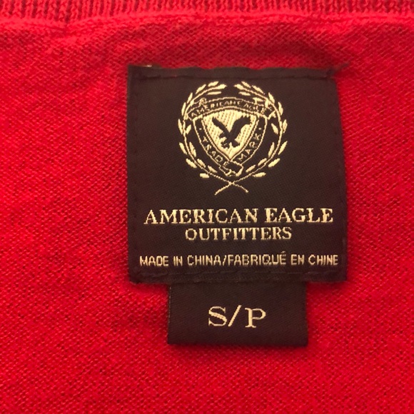 Three-quarter red American Eagle Dolman sweater - Picture 2 of 3